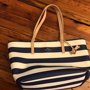 Striped Kate Spade bag